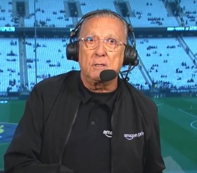 Galvão Bueno Critica Arbitragem e Comete Gafe em Fluminense x Santos no Brasileirão 2025