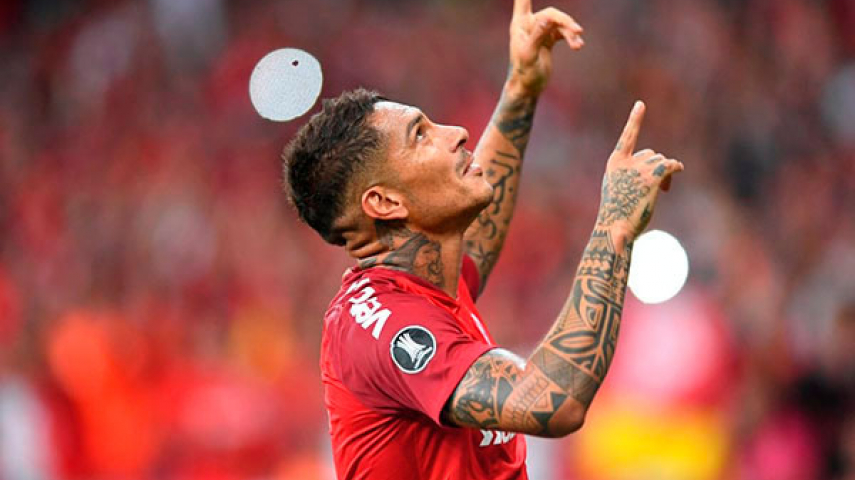 Paolo Guerrero chega a marca de 100 gols vestindo a camisa de um time brasileiro Paolo Guerrero chega a marca de 100 gols vestindo a camisa de um time brasileiro